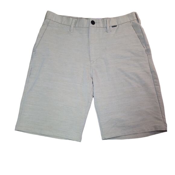 Hurley Men’s Phantom Hybrid Shorts 30 Khaki Dri-FIT 20” Flat Front EUC - Picture 3 of 13